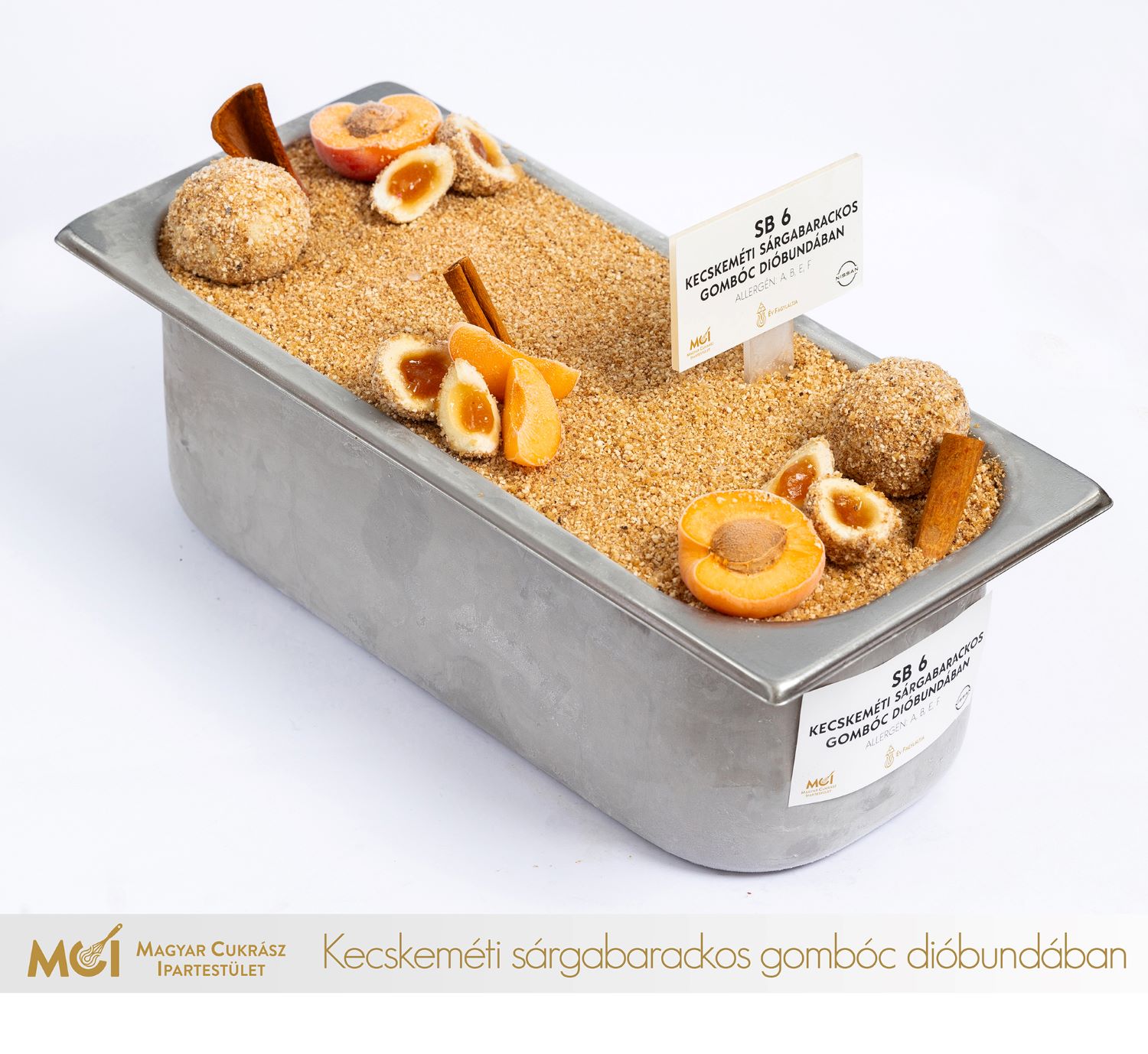 kecskemeti sargabarackos gomboc diobundaban s